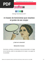 15 Frases de Feministas Que Resaltan El Poder de Ser Mujer _ Cromos