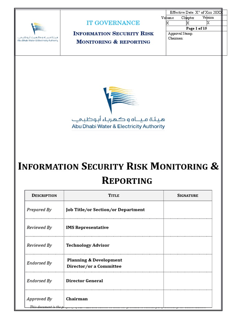 Information Security Risk Monitoring Guide | PDF | Information Security ...