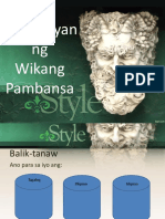 Ang Kasaysayan NG Wikang Pambansa by RNC