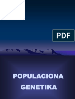 20 Populaciona Genetika