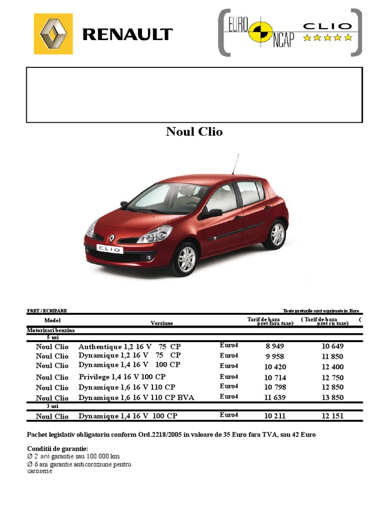 Clio | PDF
