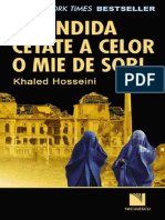 Khaled Hoseini Splendida Cetate A Celor 1000 de Sori