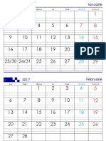 Calendar 2017