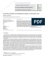 Accounting Anomalies and Fundamental Analysis An Alternative View