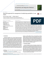 2016 Singh Ayurvedic Approach for Management of Ankylosing Spondylitis a Case Report