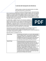 Análisis Del Contrato Del Aeropuerto de Chincheros