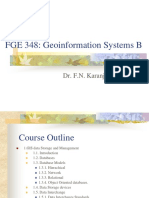 FGE 348: Geoinformation Systems B: Dr. F.N. Karanja