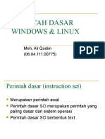 Perintah Dasar Windows Linux
