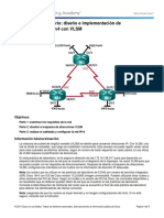 6.3.3.7 Lab - Designing and Implementing IPv4 Addressing With VLSM