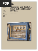 Operation and Cost of A Small Dehumidification Dry Kiln PDF