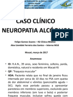 Neuropatia alcoólica discutida