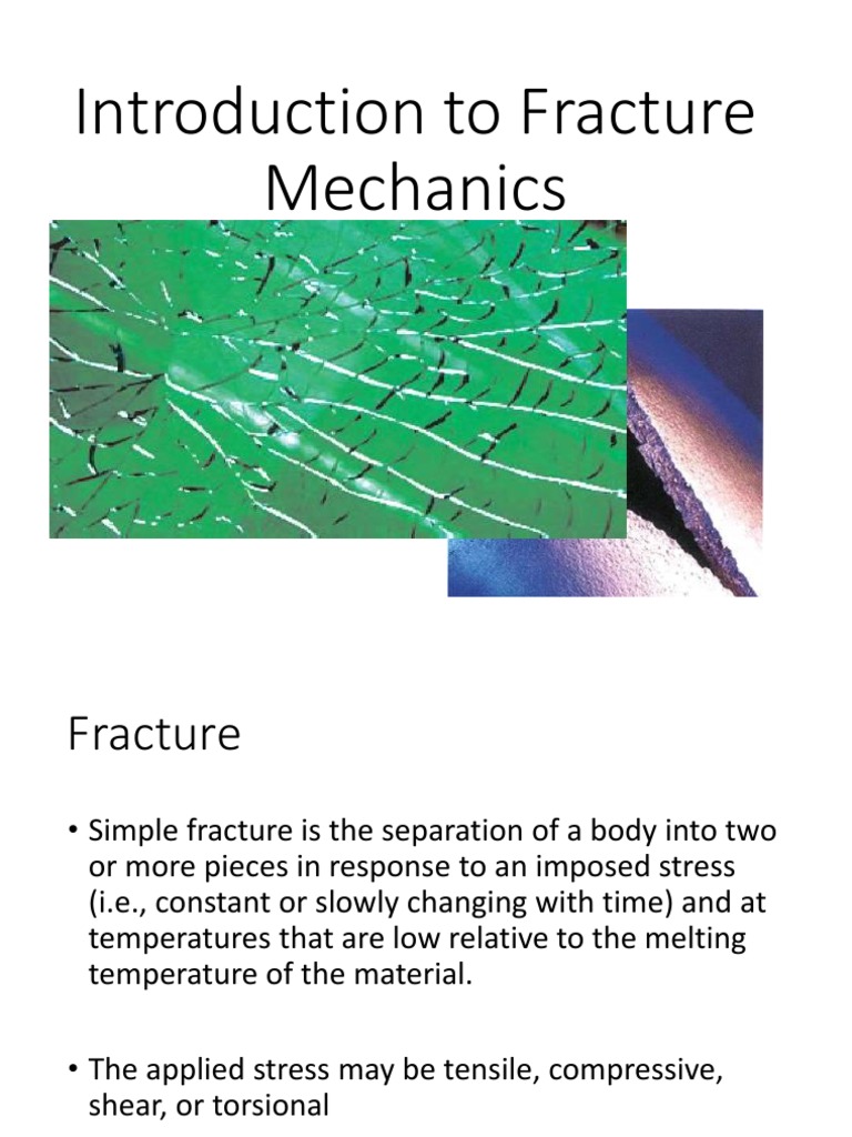 Fracture Mechanics | PDF | Fracture | Strength Of Materials