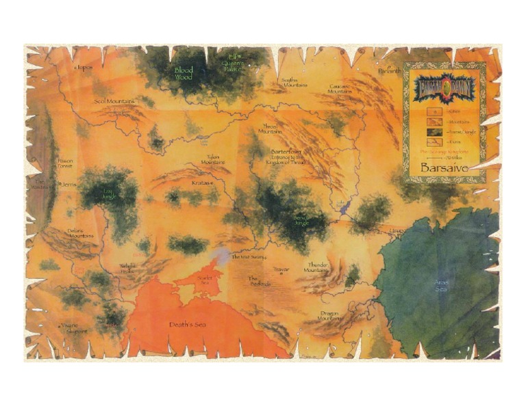 Earthdawn - Barsaive - Jeu De Rôle FASA / Descartes 1997 - Comme Neuf