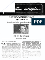 Oct 77 -l'Eurocommunisme Est Mort- - Fondazione Europea Dragan
