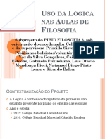 Uso Da Lógica Nas Aulas de Filosofia - Slides