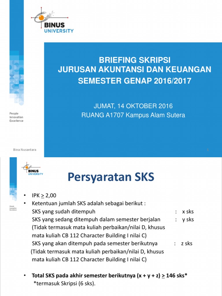 Briefing Skripsi Genap1617 Accounting