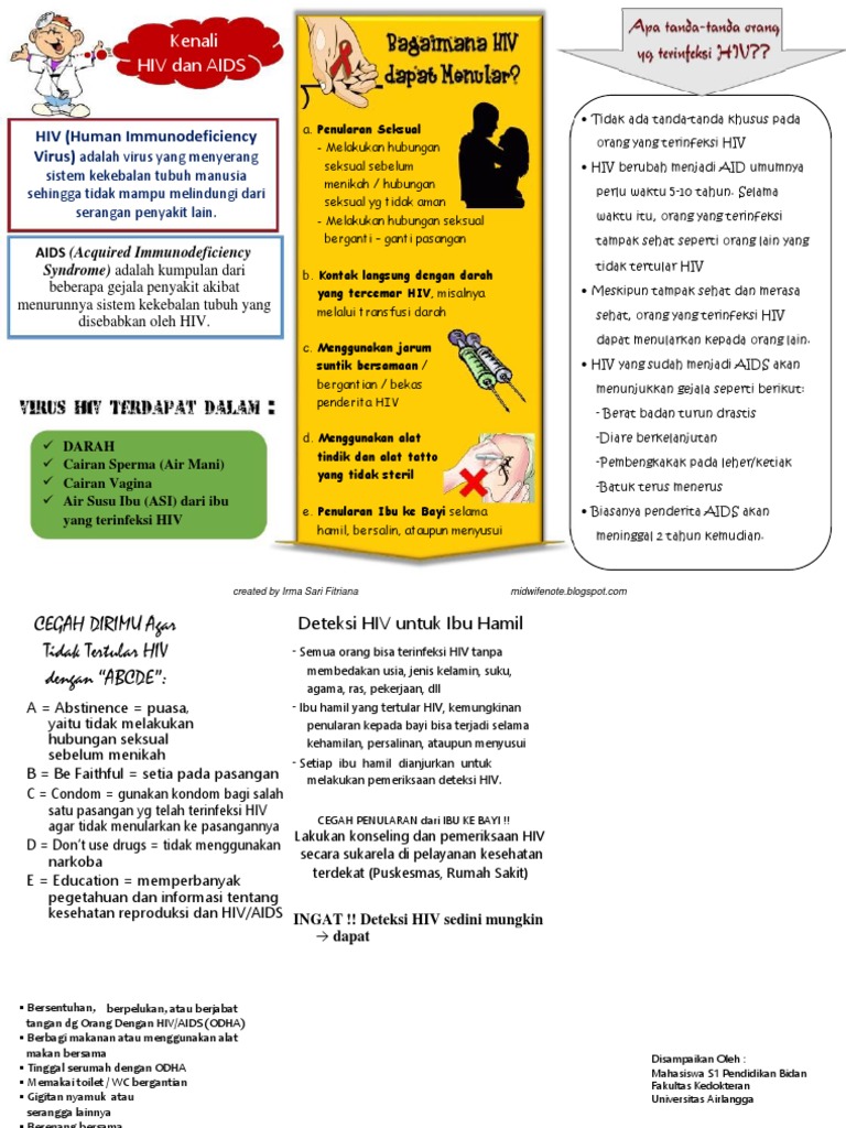 Leaflet Hiv Aids | PDF