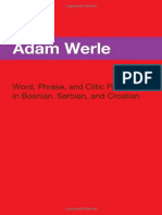 Adam Werle - Prosody in BCS