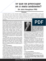 Por Que Se Preocupar Com o Meio Ambiente? Sir John Houghton FRS