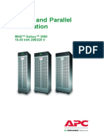 Galaxy 3500 10-30 KVA 208220 V Single and Parallel Installation
