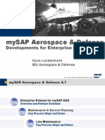 Mysap Aerospace & Defense: Developments For Enterprise Release