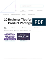 10 Beginner Tips For Unique Product Photography: Search On Noupe