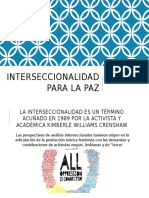 Interseccionalidad Para La Paz