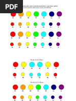 Circulos Coloridos Para Colar No Instrumento e Partituras Pa