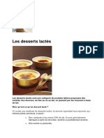 Les Desserts Lactés