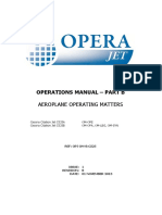 Operations Manual - Part B: Aeroplane Operating Matters