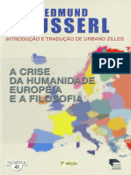A Crise das Ciências Europeias e a Fenomenologia Transcendental - Edmund Husserl.pdf