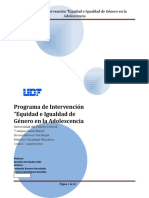 Programa de Intervencion