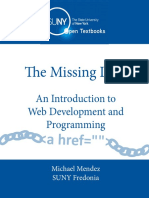 The Missing Link - An Introduction to Web Development and Programming by Michael Mendez