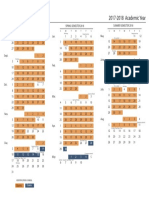 UF Academic Calendar 17-18