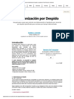 Calculo Indemnizacion Despido - Liquidacion Final Renuncia