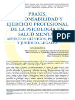 Praxis, Responsabilidad y Ejercicio Profesional de La Psicología en Salud Mental - Carlos Julían Dávila