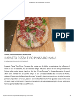 Impasto Pizza Tipo Pinsa Romana - Silvio Cicchi