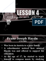 Lesson 4 Music