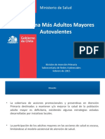 Programa MÃ¡s Adultos Mayores Autovalentes 2015