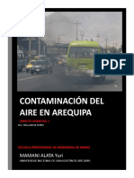 Trabajo - Contaminacion Atmosferica en Arequipa