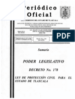 Ley de Proteccion Civil Tlaxcala