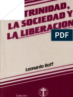 Boff, Leonardo - La Trinidad La Sociedad y La Liberacion 