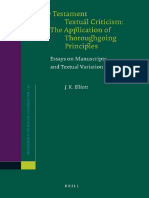 (Supplements to Novum Testamentum 137) J. K. Elliott-New Testament Textual Criticism_ The Application of Thoroughgoing Principles_ Essays on Manuscripts and Textual Variation (Supplements to Novum Tes.pdf