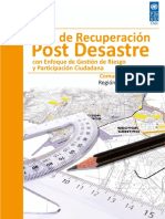 Plan de Recuperación: Post Desastre