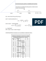 4.5.calculul Pierderii de Tensiune Pentru Instalatia de Lumina PDF