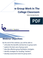 Effective Group Work PPT Presentation
