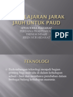 Pembelajaran Jarak Jauh Untuk PAUDppt