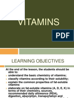 Fats and Water Soluble Vitamins