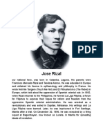 Jose Rizal, our national hero and founder of Philippine independence movement