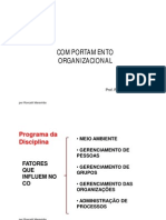 Comportamento Organizacional Parte 1